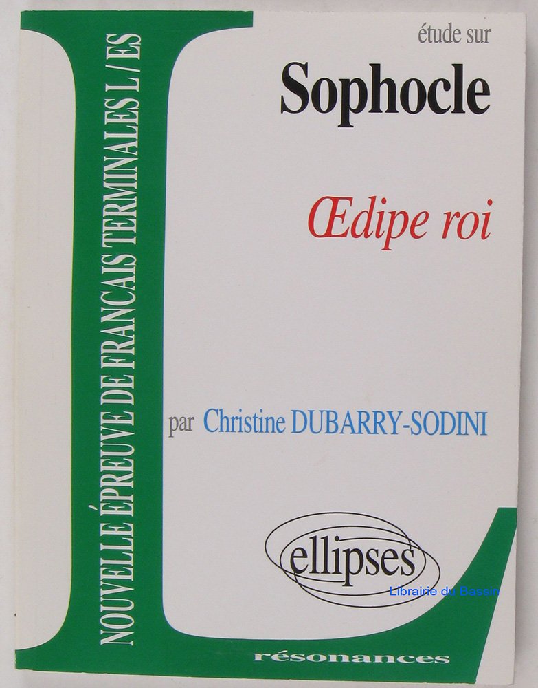 Etude Sur Oedipe Roi, Sophocle book