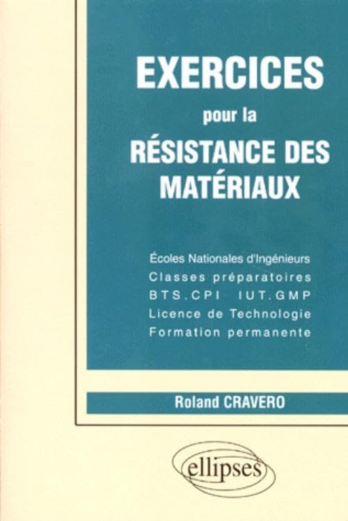 Exercices pour la résistance des matériaux book