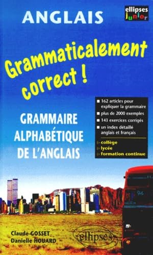 Grammaticalement correct ! Grammaire alphabétique de l'anglais book