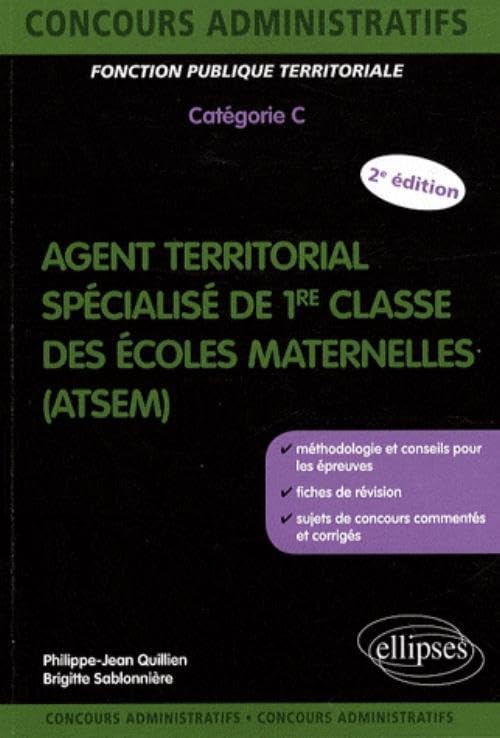 Agent territorial spécialisé de 1re classe des écoles maternelles (ATSEM) book