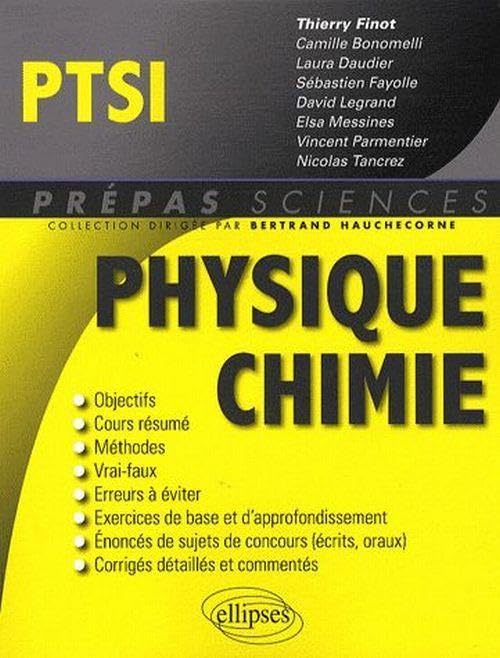Product Image: Physique-Chimie PTSI (Prépas Sciences)