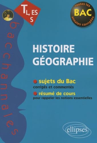 Histoire Géographie TL, ES, S book