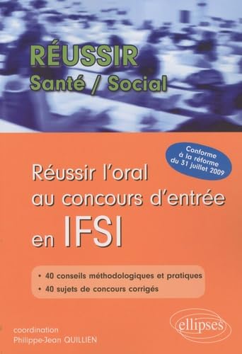Réussir l'oral au concours d'entrée en IFSI book