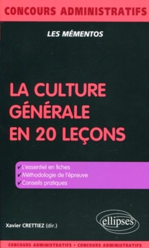 La culture générale en 20 leçons book