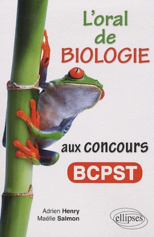 L'oral de biologie aux concours BCPST book