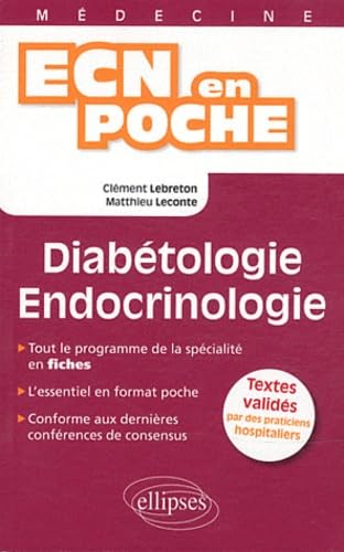 Diabétologie-endocrinologie (L'ECN en poche) Medicine
