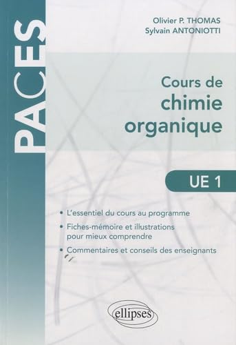 Cours de chimie organique UE1 book