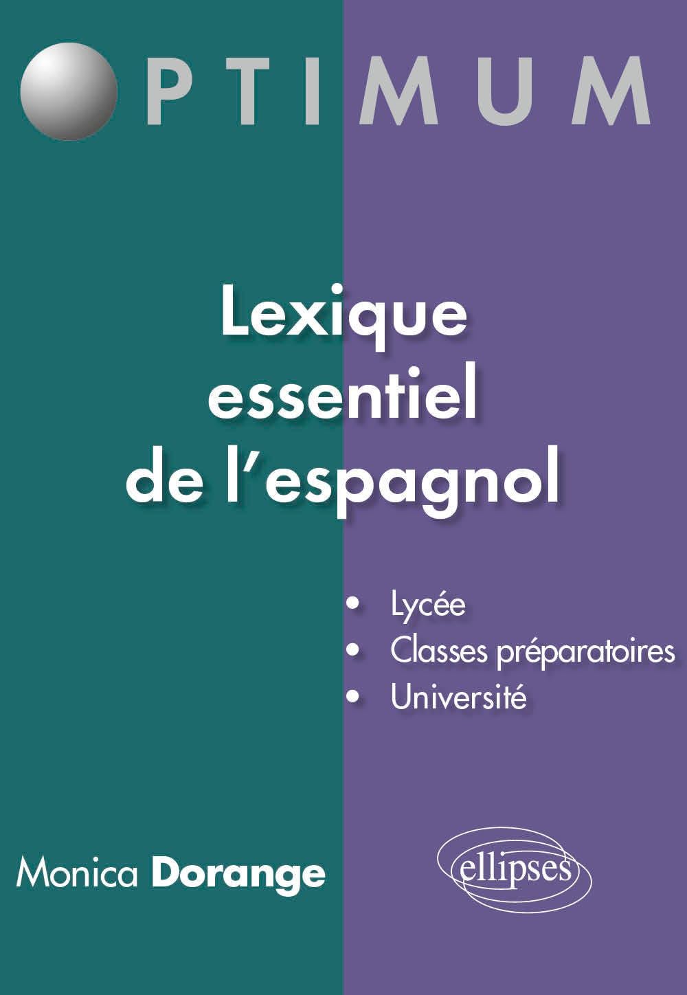 Lexique essentiel de l'espagnol (Optimum) Foreign Languages ​​& Dictionaries