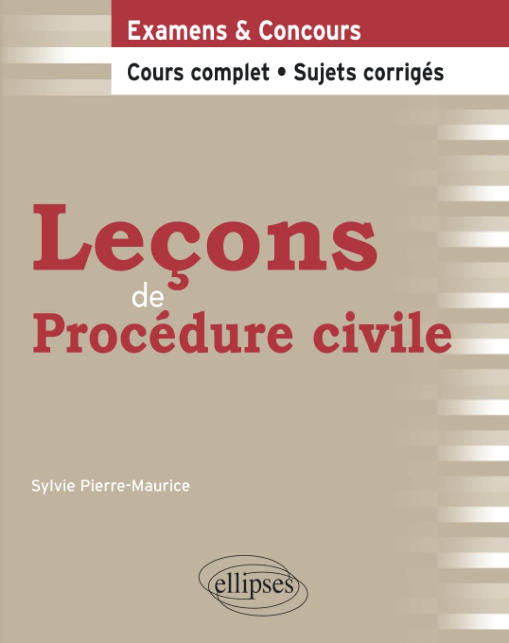 Lecons de Procédure civile. Cours complet & Sujets corrigés book