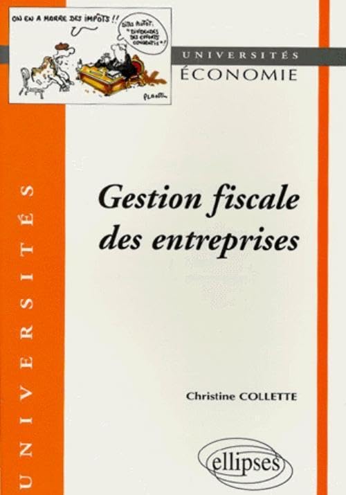 Gestion fiscale des entreprises book