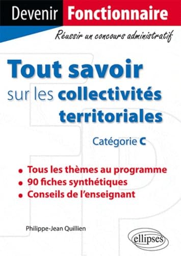 Tout savoir sur les collectivités territoriales (catégorie C) book