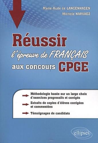 Réussir l'épreuve de français aux concours CPGE Books