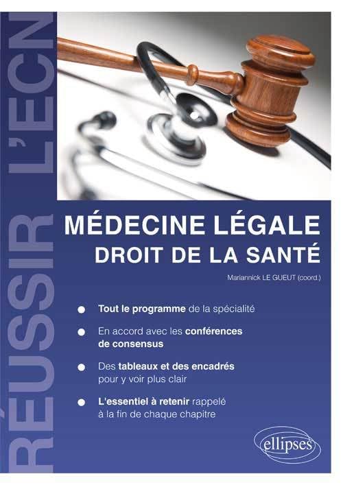 Médecine légale, droit de la santé book
