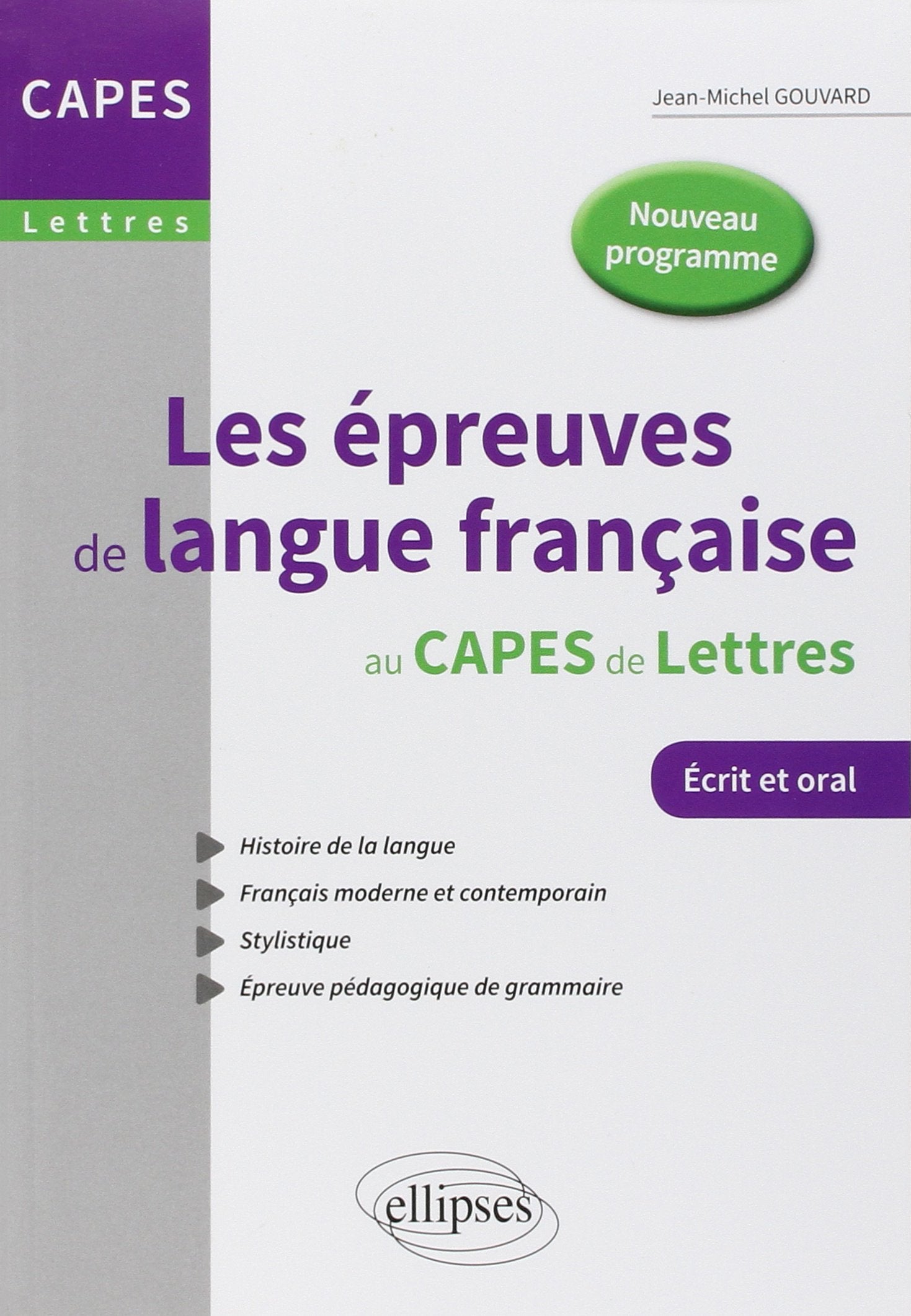 Les épreuves de langue française au CAPES de Lettres book
