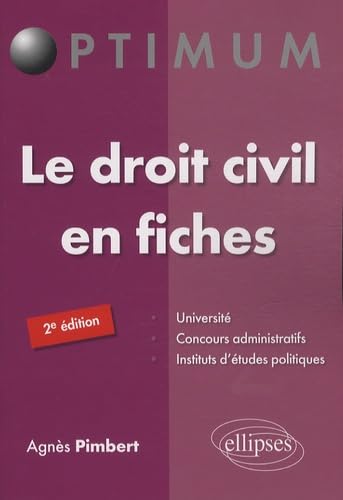 Le droit civil en fiches 2e édition (Optimum) Law