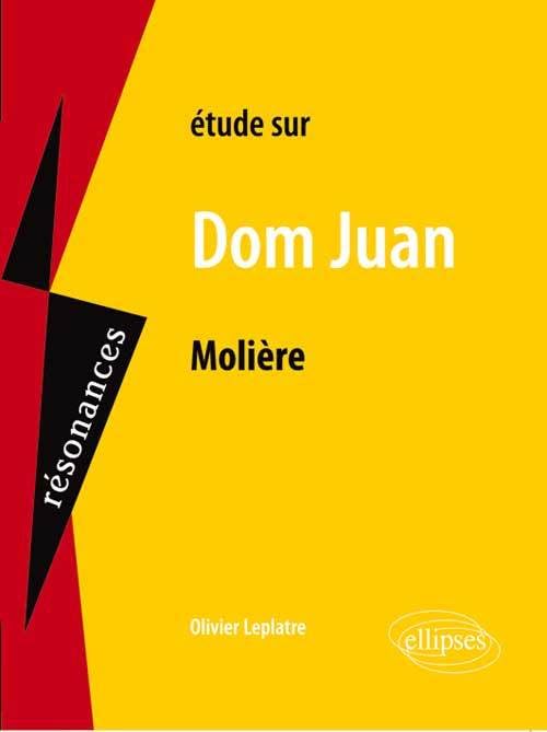 Etude sur Dom Juan, Molière book