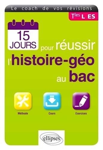 15 jours pour réussir l’histoire-géo au bac Non-fiction