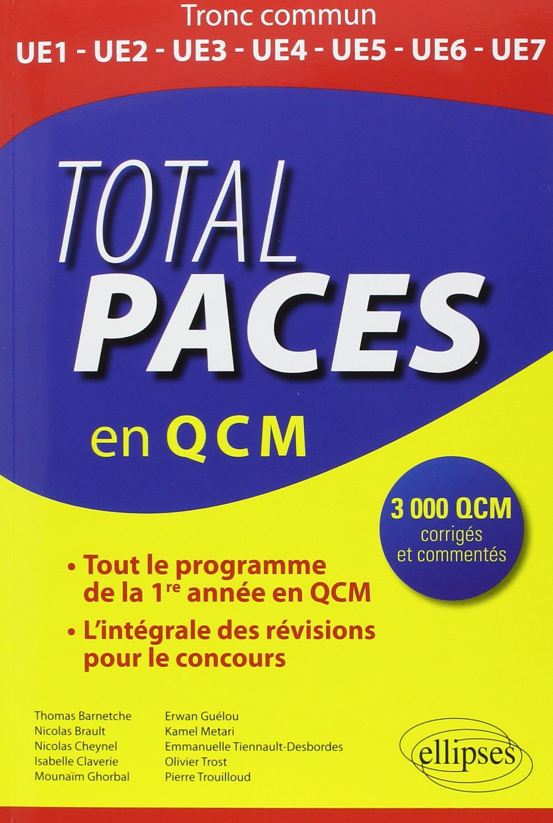 Total PACES en 3000 QCM: Tout le programme de la 1re année en QCM book