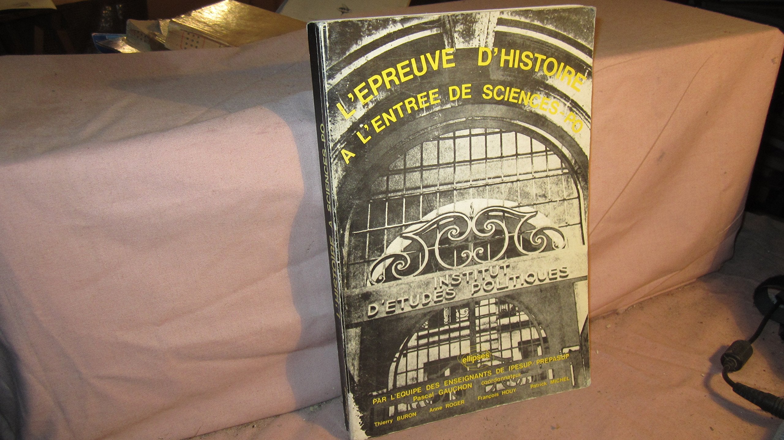 L'epreuve d'histoire a l'entre de sciences po Books