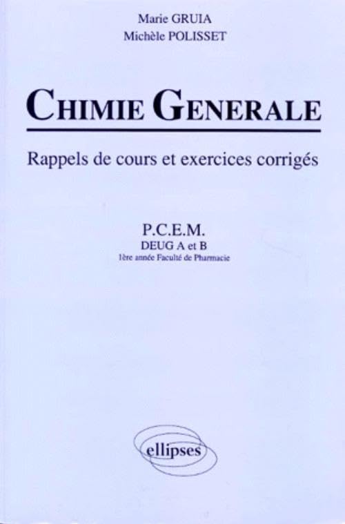 Chimie Generale. Rappels De Cours Et Exercices Corriges book