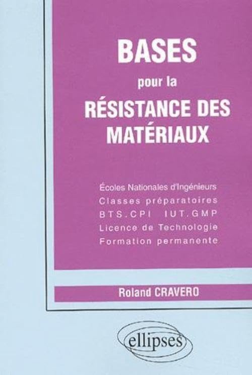 Bases pour la résistance des matériaux Business & Technology