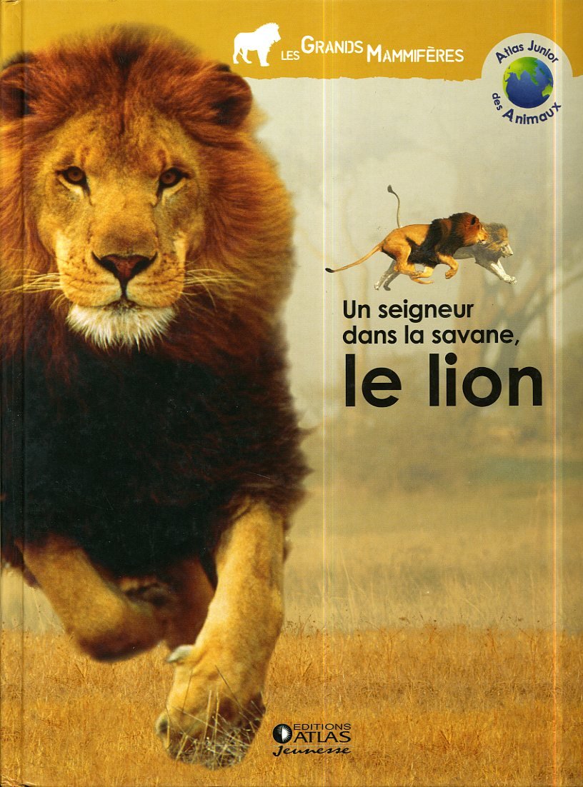 Un seigneur dans la savane, le lion (Atlas junior des animaux) Books