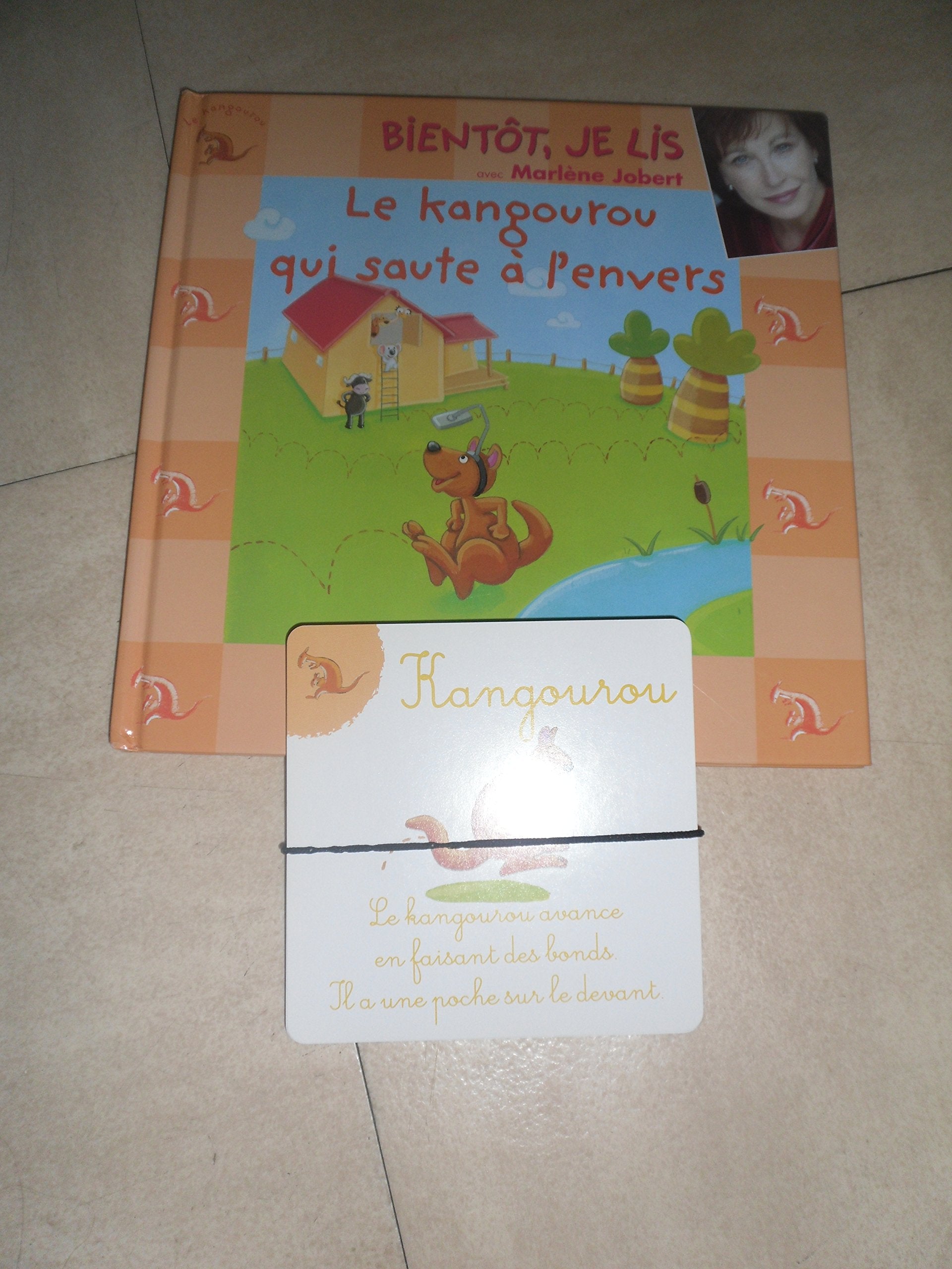 Le kangourou qui saute à l'envers (Bientôt je lis avec Marlène Jobert) Livre+CD book