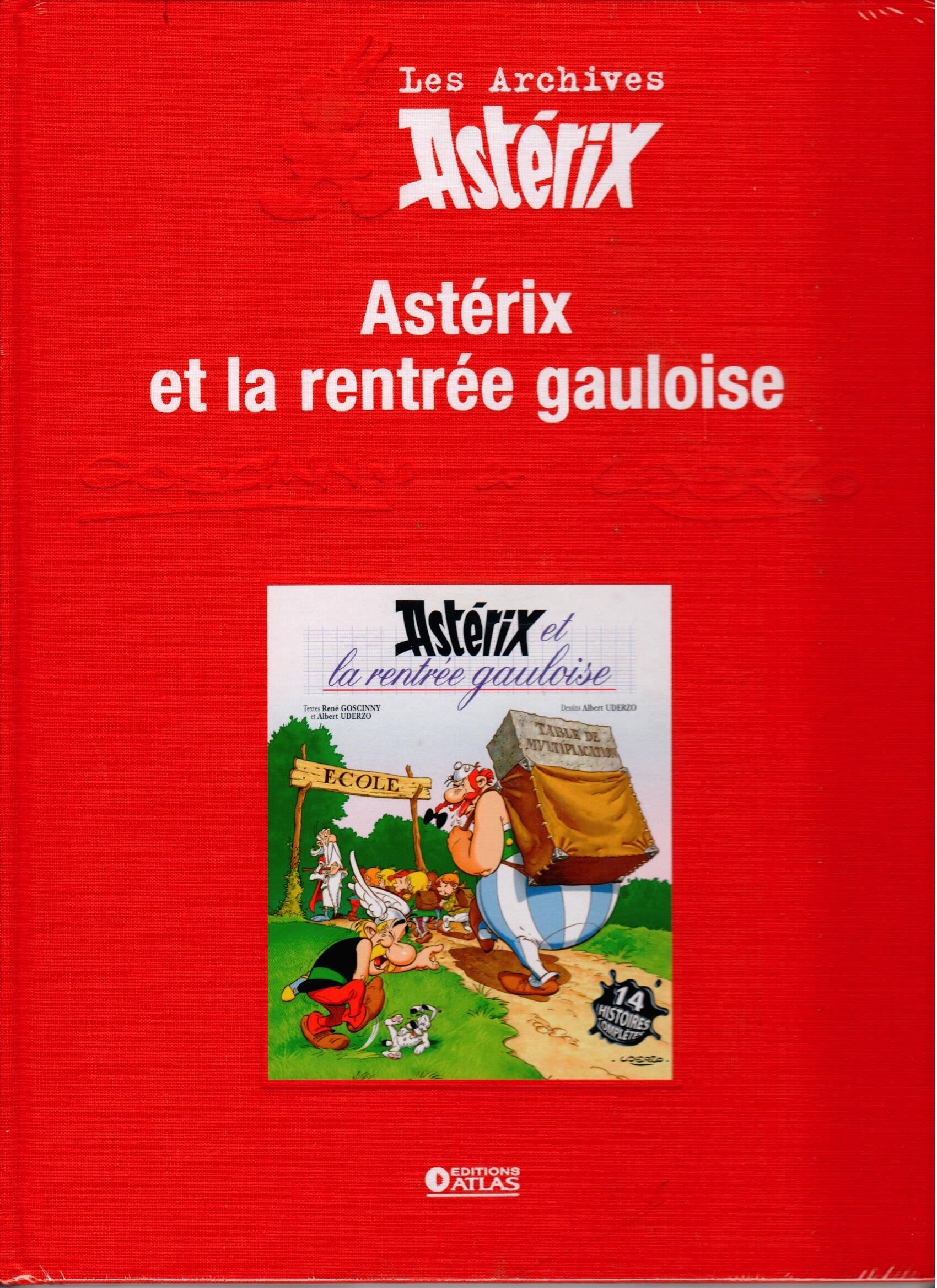 Archives Astérix Astérix et la rentrée gauloise book