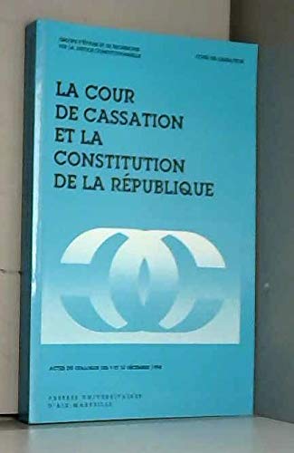La cour de cassation et la constitution de la République Books
