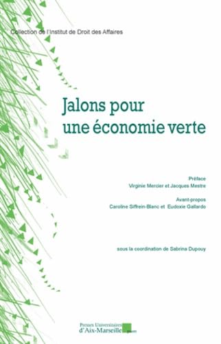 Jalons pour une économie verte book