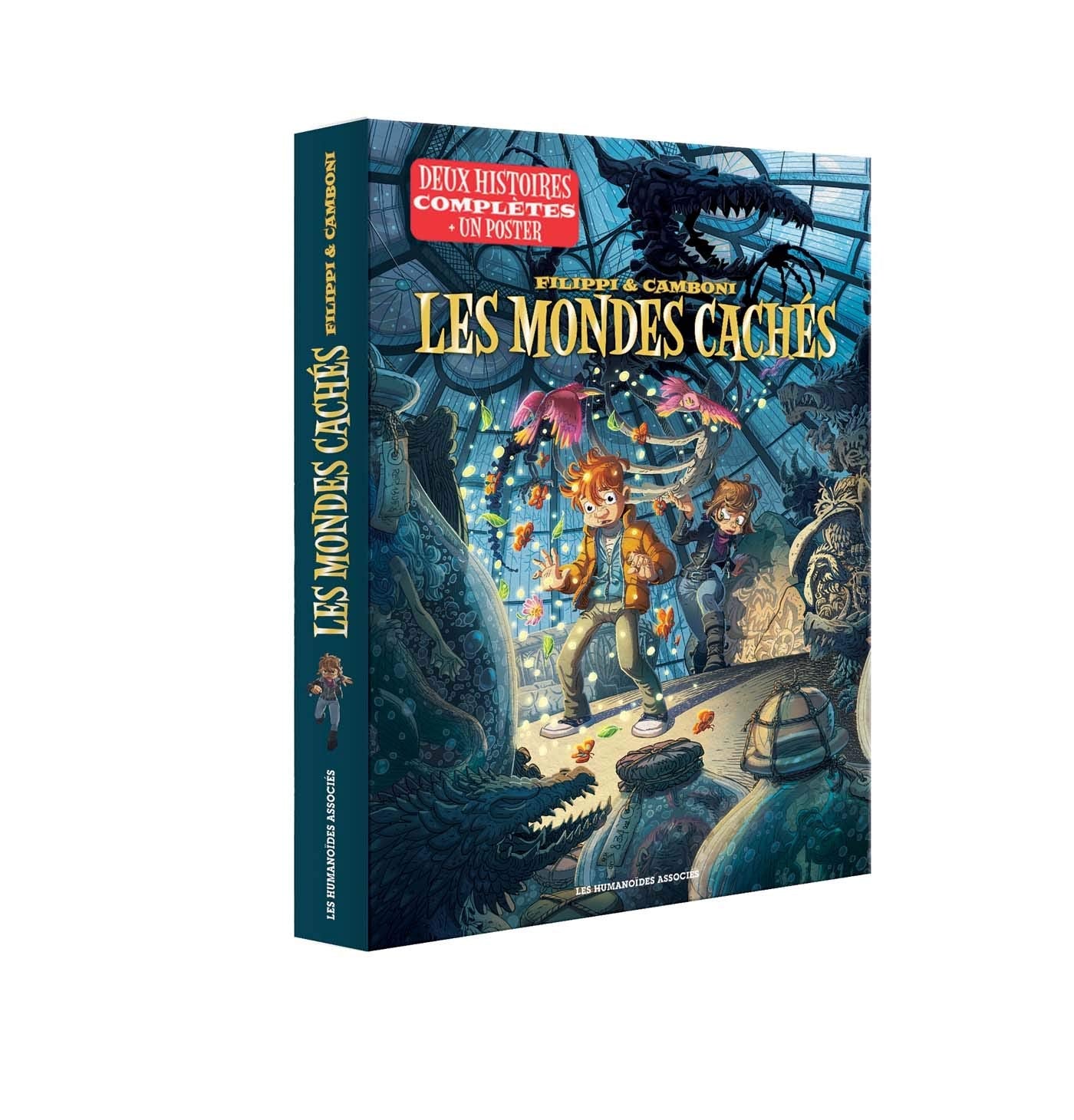 Les Mondes cachés - Coffret Noël :Tomes 1 & 2 (+ posters): L'arbre-forêt ; La confrérie secrète. Avec un poster Manga