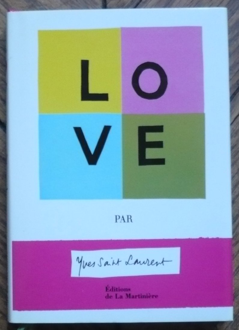 Love par Yves Saint Laurent book