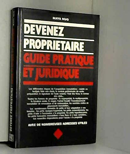 Devenez propriétaire: Guide pratique et juridique book