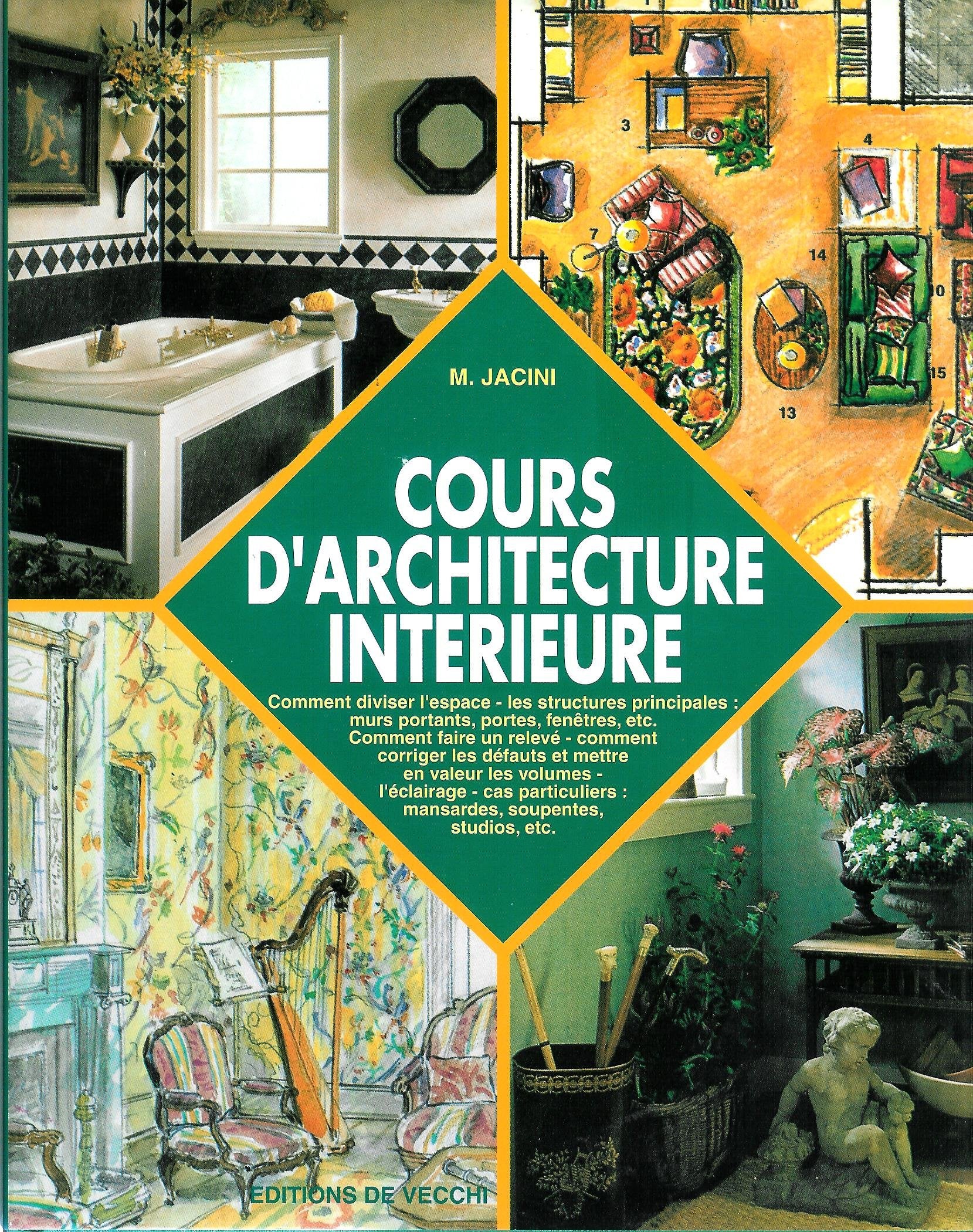 Cours D'Architecture Interieure Books