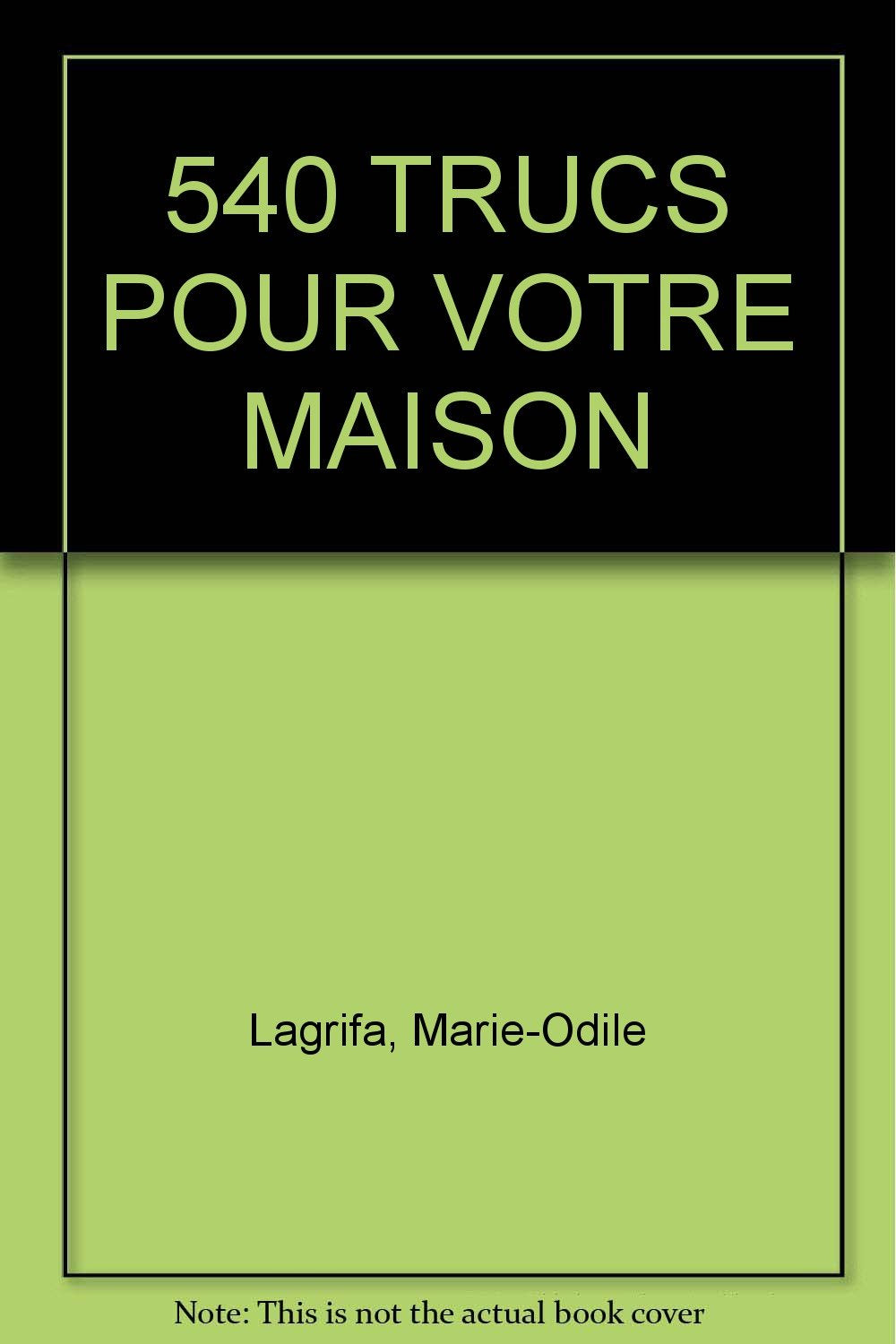 540 Trucs Pour Votre Maison book