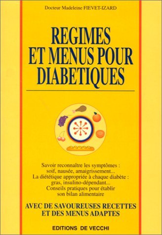 Régimes et menus pour diabétiques Books