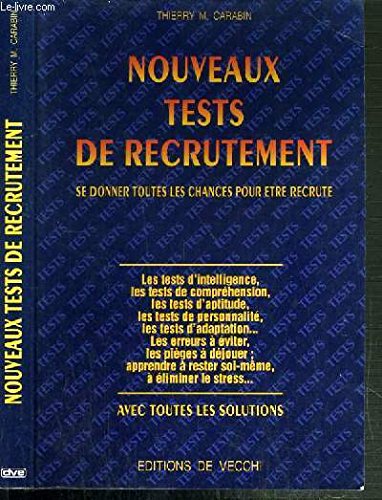 Nouveaux tests de recrutement Books