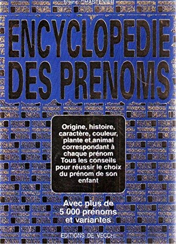 Encyclopédie des prénoms Books
