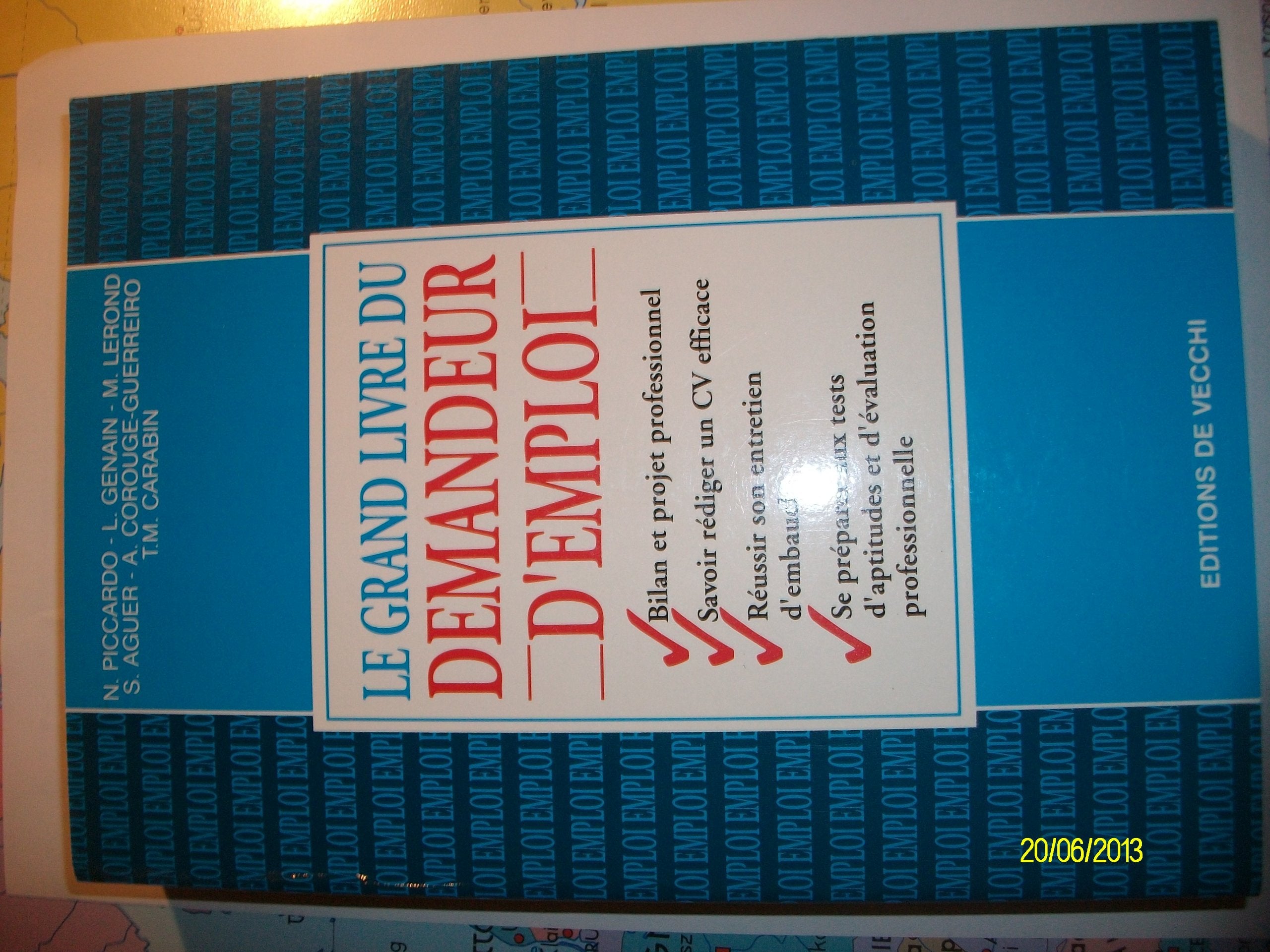 Le gd livre du demandeur d'emploi(antho) book