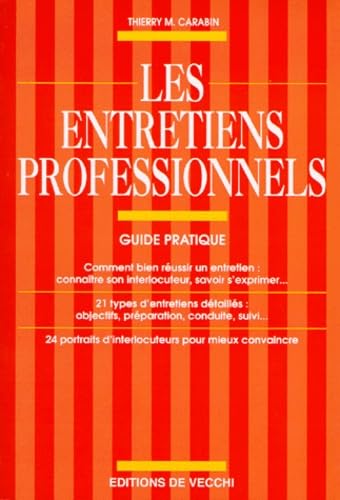 Les Entretiens Professionnels. Guide Pratique Books