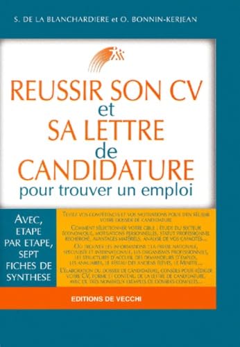 Reussir Son Cv Et Sa Lettre De Candidature Pour Trouver Un Emploi. 3eme Edition book