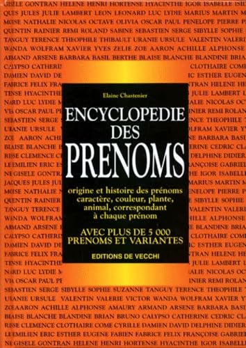 L'Encyclopedie Des Prenoms book