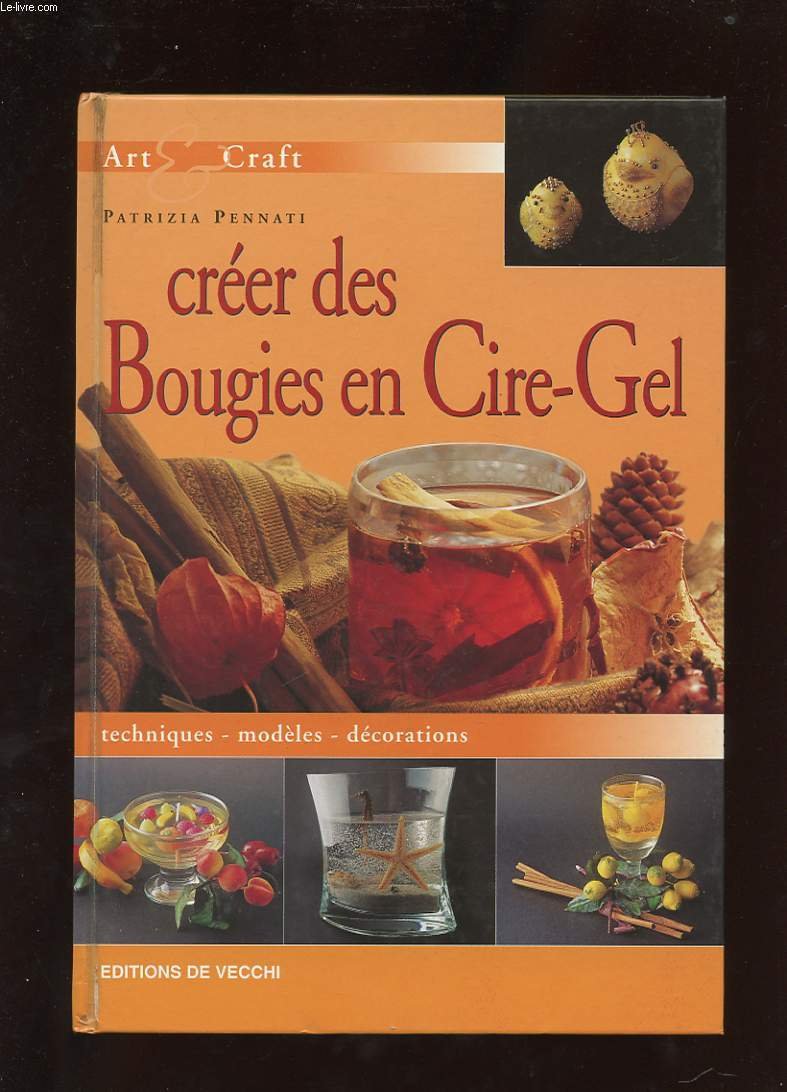 Créer des bougie en cire-gel Books