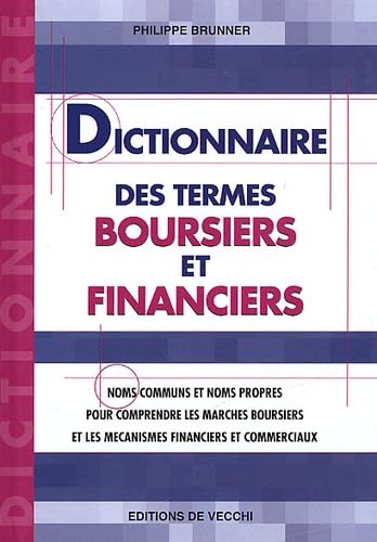 Dictionnaire Des Termes Boursiers Et Financiers Books