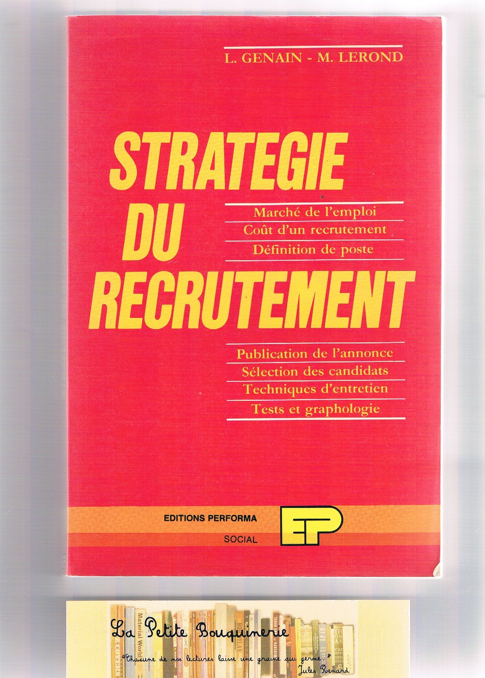 Stratégie du recrutement Books