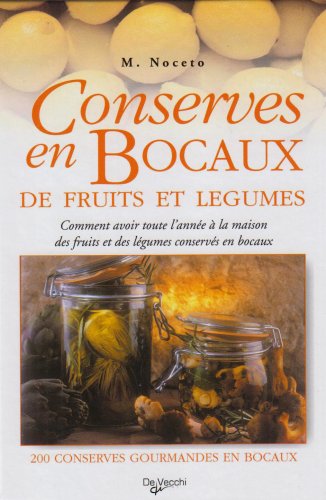 Conserves en bocaux de fruits et legumes Books