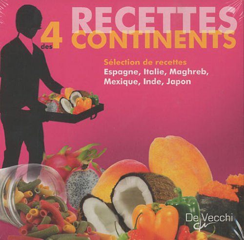 Coffret recettes des 4 continents en 6 volumes: Chili, Kebab, Pasta, Sushi, Tandoori, Tapas Books