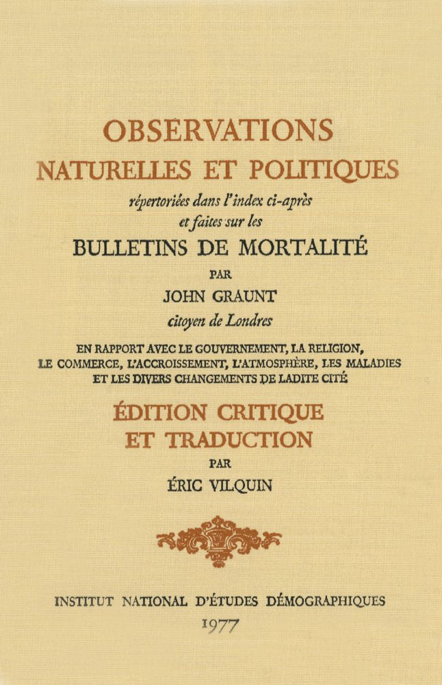 Observations naturelles et politiques sur les bulletins de mortalité book