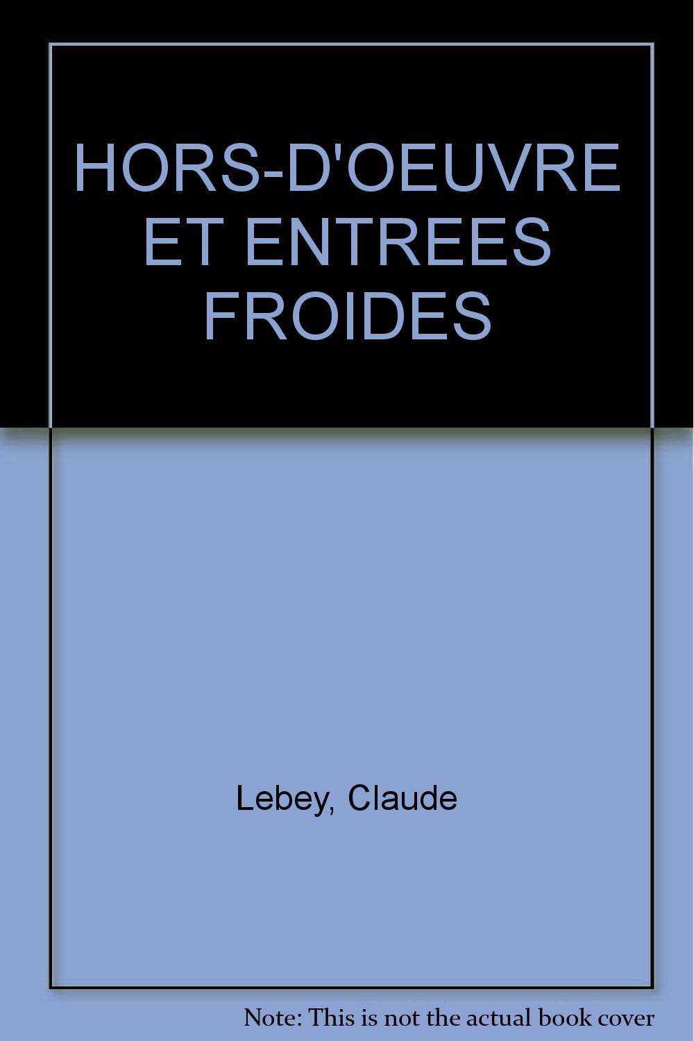 Hors d'oeuvre et entrées froides book