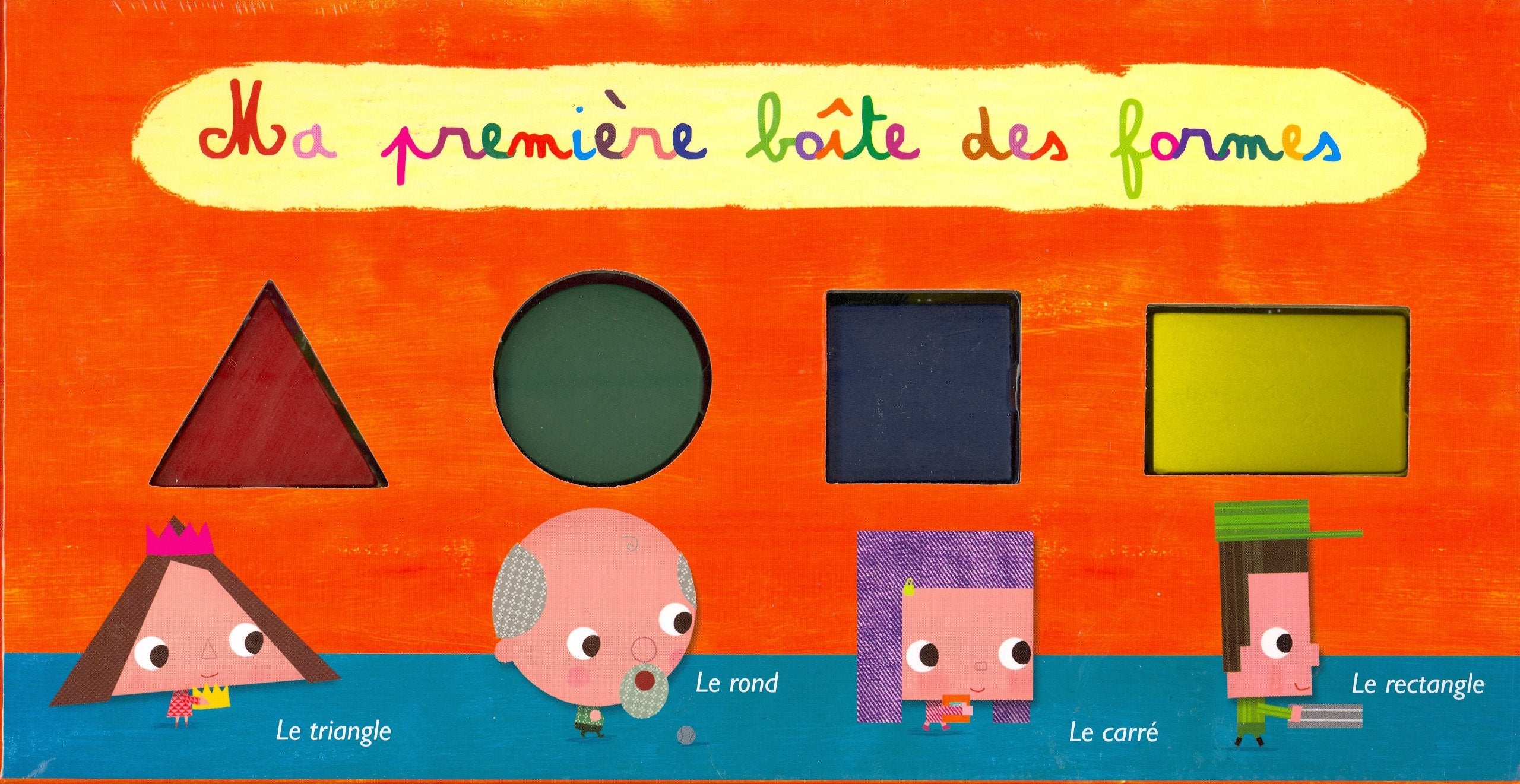MA PREMIERE BOITE DES FORMES: 4 livres + 12 formes en bois Children's books